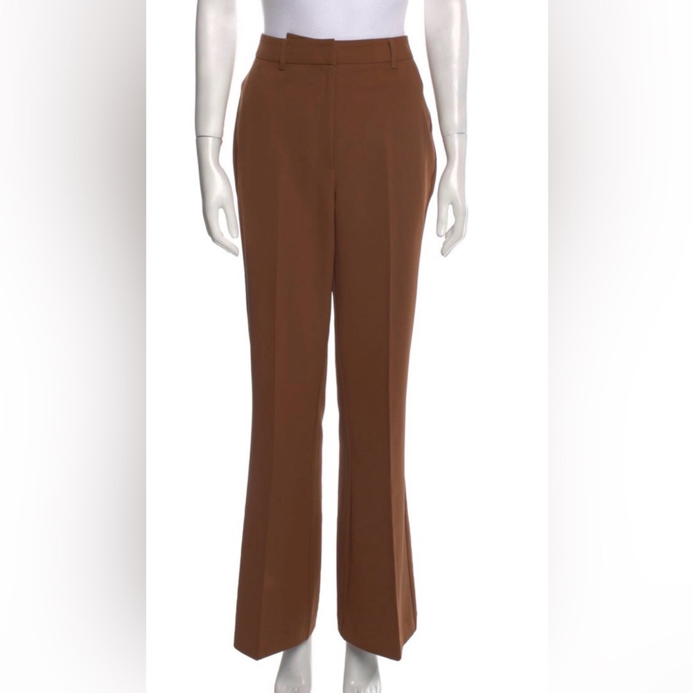 Reformation Gale Bias Cut High Waist Pants - Cafe - Size 6